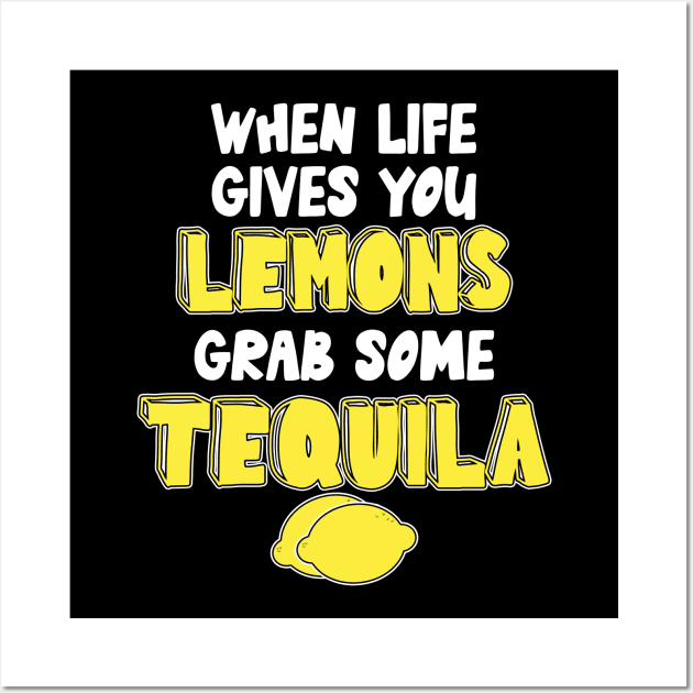 Lemon Tequila Wall Art by Imutobi